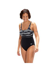 Ladies Shaping Contour Eclips Printed Swimsuit